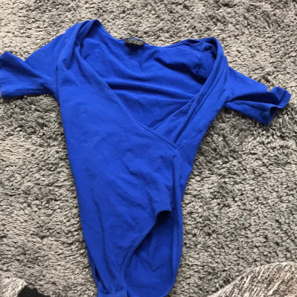Blue Cotton Leotard